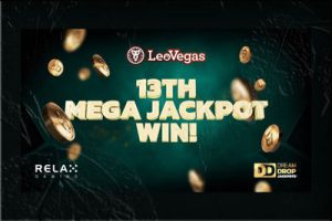 Unwind Gaming and LeoVegas Announce New Dream Drop Mega Jackpot Winner
